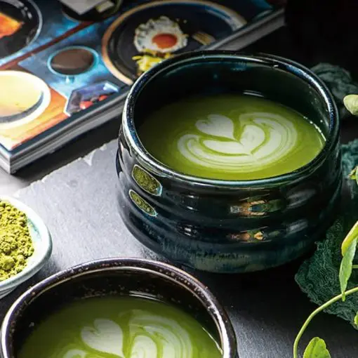 Sharplace Bol Matcha En Céramique 600ml Avec Bec Verseau - Chawan Japonais Fait Main Style D