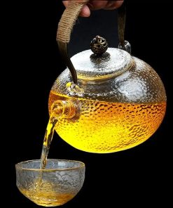 Théière Chinoise en Verre Ancienne 900ML - Élégance et Authenticité